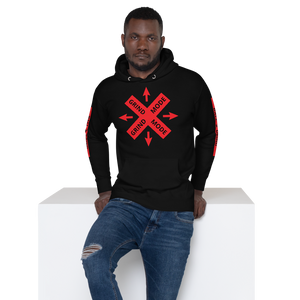BALL x GRIND - GRIND MODE (BLACK/RED) Unisex Hoodie
