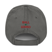 Load image into Gallery viewer, BALL + GRIND &quot;FAITH OVER FEAR&quot; (Green/Red) Stitched Distressed Dad Hat