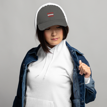 Load image into Gallery viewer, BALL + GRIND &quot;FAITH OVER FEAR&quot; (Red Letter) Distressed Dad Hat
