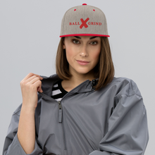 Load image into Gallery viewer, BALL x GRIND: RED X Snap Back