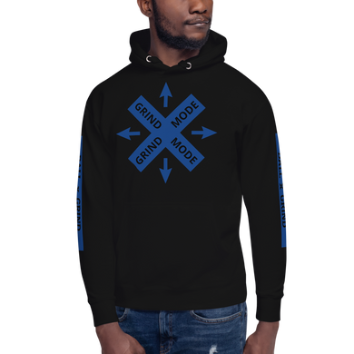 BALL x GRIND - GRIND MODE (BLACK/BLUE) Unisex Hoodie