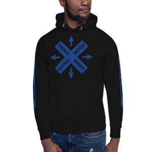 BALL x GRIND - GRIND MODE (BLACK/BLUE) Unisex Hoodie