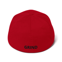 Load image into Gallery viewer, BALL x GRIND: THE GRIND (Black Stitch) Flexfit Structured Twill Cap