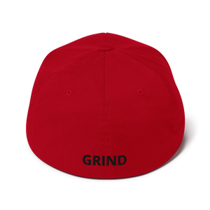 BALL x GRIND: THE GRIND (Black Stitch) Flexfit Structured Twill Cap