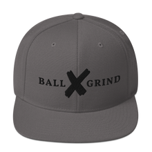 Load image into Gallery viewer, BALL x GRIND: Black X Snap Back