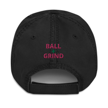 Load image into Gallery viewer, BALL + GRIND &quot;FAITH OVER FEAR&quot; (Pink/Green Letter) Distressed Dad Hat