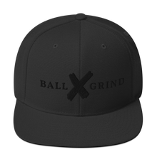 Load image into Gallery viewer, BALL x GRIND: Black X Snap Back