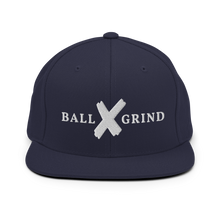 Load image into Gallery viewer, BALL x GRIND: White X Snap Back