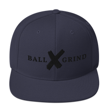 Load image into Gallery viewer, BALL x GRIND: Black X Snap Back