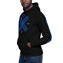 Load image into Gallery viewer, BALL x GRIND - GRIND MODE (BLACK/BLUE) Unisex Hoodie