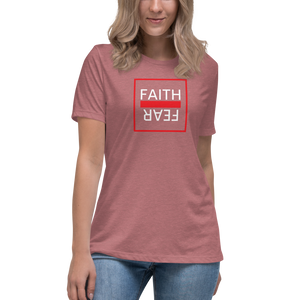 Ball x Grind "Faith Over Fear" Women's Relaxed T-Shirt
