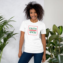 Load image into Gallery viewer, Ball x Grind - &quot;FAITH OVER FEAR&quot; Pink/Green Short-Sleeve Unisex T-Shirt