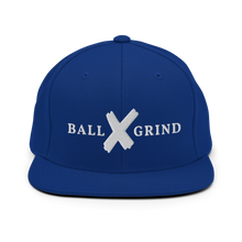 Load image into Gallery viewer, BALL x GRIND: White X Snap Back