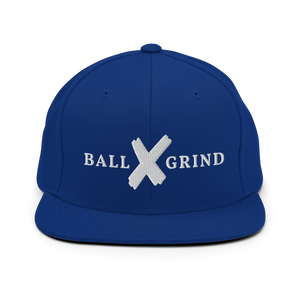 BALL x GRIND: White X Snap Back