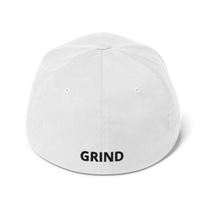 BALL x GRIND: THE GRIND (Black Stitch) Flexfit Structured Twill Cap
