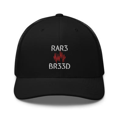 BALL+GRIND - RAR3 BR33D Blk Trucker Cap