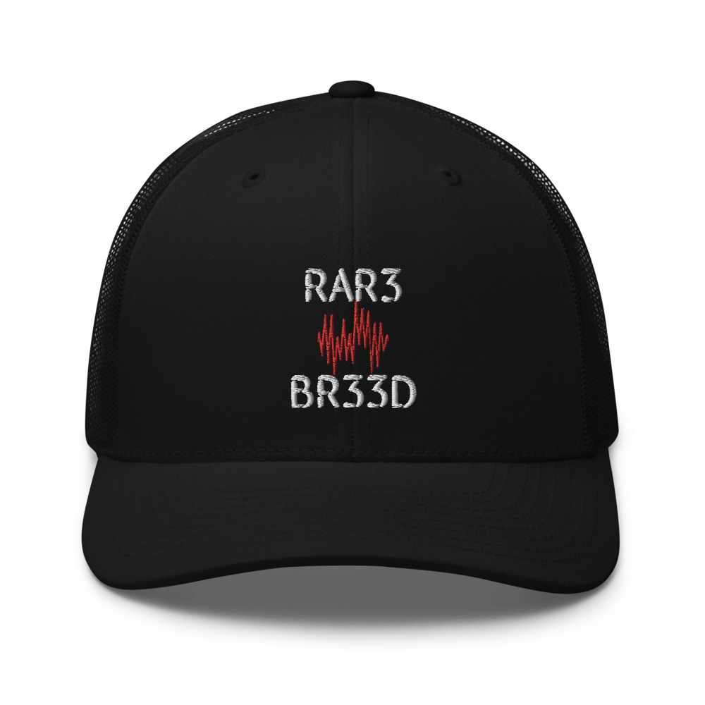 BALL+GRIND - RAR3 BR33D Blk Trucker Cap