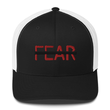 Load image into Gallery viewer, BALL+GRIND - FEARLESS Black Strike Trucker Cap
