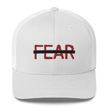Load image into Gallery viewer, BALL+GRIND - FEARLESS Black Strike Trucker Cap
