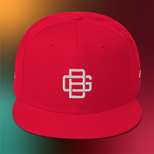 Load image into Gallery viewer, BALL+GRIND: BG LOOP White Stitch Snapback Hat