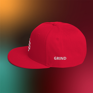 BALL+GRIND: BG LOOP White Stitch Snapback Hat