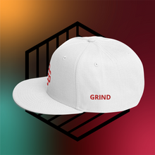 Load image into Gallery viewer, BALL+GRIND - BG Loop White/Red Snapback Hat