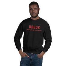 Load image into Gallery viewer, BALL+GRIND - BREDS Black/Red Crewneck Unisex Sweatshirt