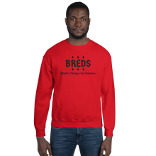 Load image into Gallery viewer, BREDS - The BREDS Diamond Atl, Chi, SF,  RED Crew Neck Sweatshirt