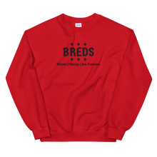 Load image into Gallery viewer, BREDS - The BREDS Diamond Atl, Chi, SF,  RED Crew Neck Sweatshirt