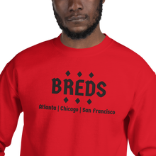 Load image into Gallery viewer, BREDS - The BREDS Diamond Atl, Chi, SF,  RED Crew Neck Sweatshirt
