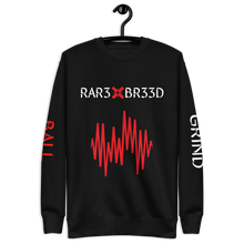 Load image into Gallery viewer, BALL+GRIND - RAR3 BR33D Blk/Red/Wht Unisex Fleece Pullover