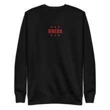 Load image into Gallery viewer, The BREDS Red Stitched 6 Diamond Unisex Fleece Pullover