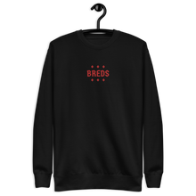 Load image into Gallery viewer, The BREDS Red Stitched 6 Diamond Unisex Fleece Pullover