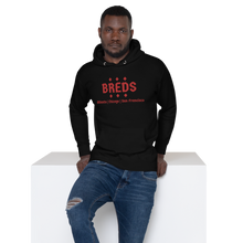 Load image into Gallery viewer, BALL+GRIND - The BREDS Black/Red Diamond Unisex Hoodie
