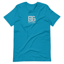 Load image into Gallery viewer, BALL+GRIND - BG (White) Stitched Short-Sleeve Unisex