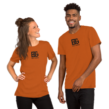 Load image into Gallery viewer, BALL+GRIND - BG Black Stitched Short-Sleeve Unisex T-Shirt