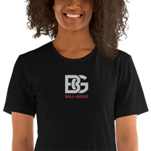 Load image into Gallery viewer, BALL+GRIND - BG Stitched Short-Sleeve Unisex T-Shirt