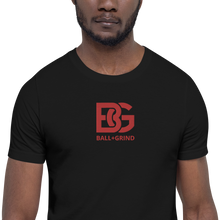 Load image into Gallery viewer, BALL+GRIND - BG (BRED)Stitched Short-Sleeve Unisex