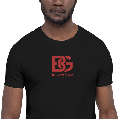 BALL+GRIND - BG (BRED)Stitched Short-Sleeve Unisex