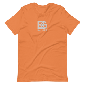 BALL+GRIND - BG (White) Stitched Short-Sleeve Unisex