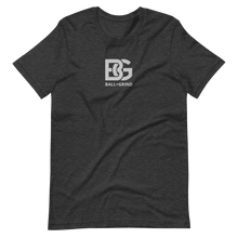 Load image into Gallery viewer, BALL+GRIND - BG (White) Stitched Short-Sleeve Unisex
