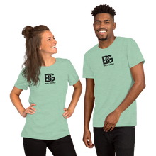 Load image into Gallery viewer, BALL+GRIND - BG Black Stitched Short-Sleeve Unisex T-Shirt