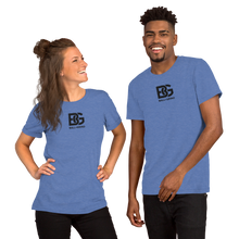 Load image into Gallery viewer, BALL+GRIND - BG Black Stitched Short-Sleeve Unisex T-Shirt