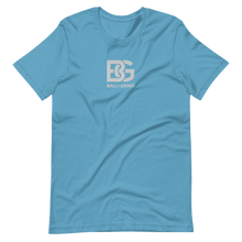 Load image into Gallery viewer, BALL+GRIND - BG (White) Stitched Short-Sleeve Unisex