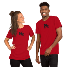 Load image into Gallery viewer, BALL+GRIND - BG Black Stitched Short-Sleeve Unisex T-Shirt