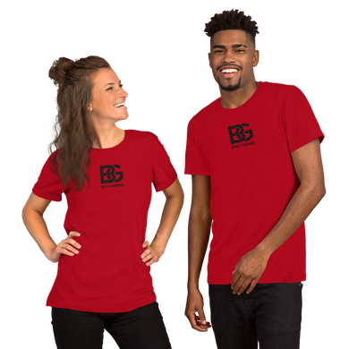 BALL+GRIND - BG Black Stitched Short-Sleeve Unisex T-Shirt