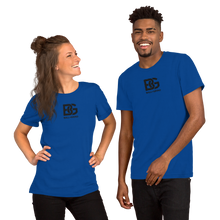 Load image into Gallery viewer, BALL+GRIND - BG Black Stitched Short-Sleeve Unisex T-Shirt