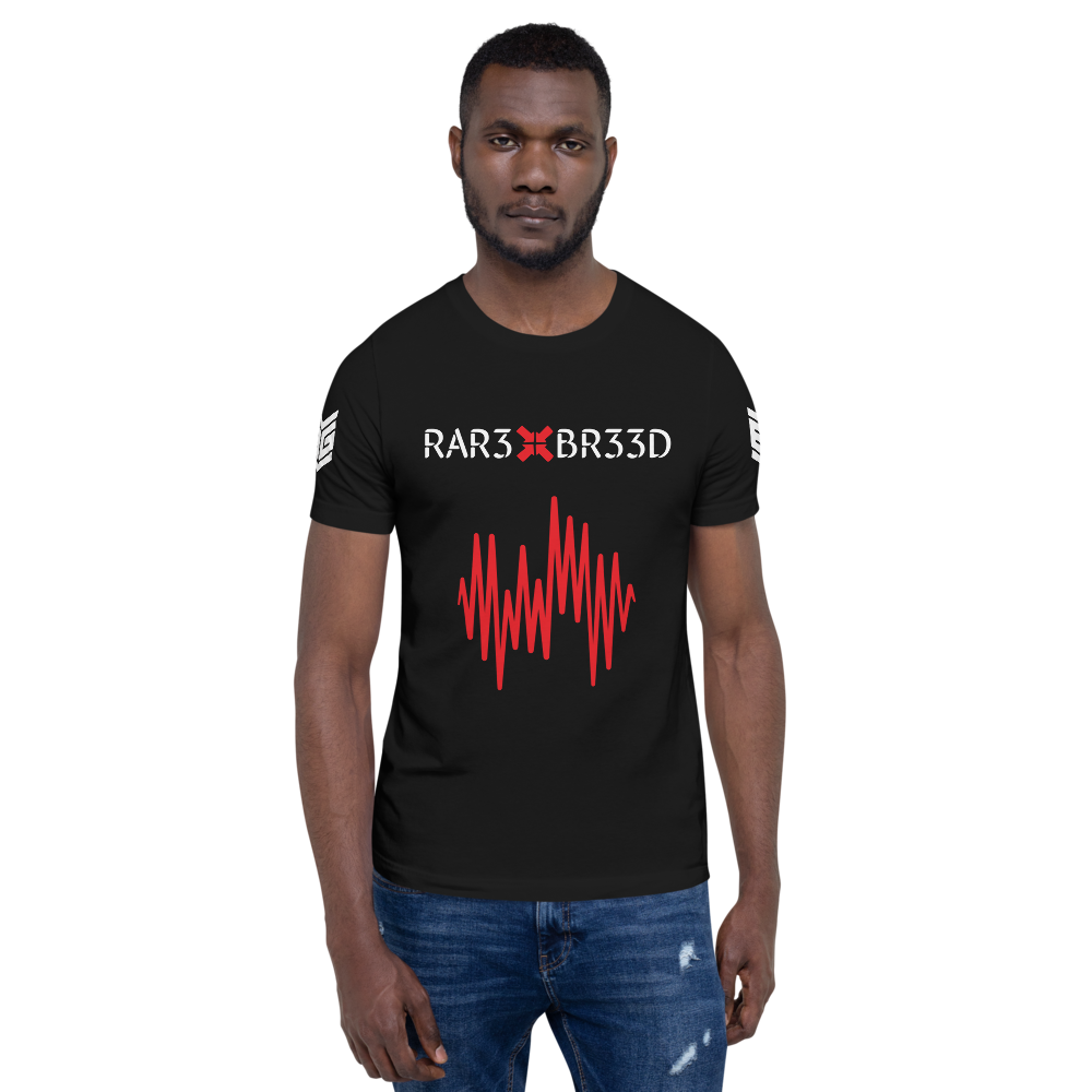 BALL+GRIND- RAR3 BR33D Blk/Red/Wht Short-Sleeve Unisex T-Shirt