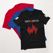 Load image into Gallery viewer, BALL+GRIND- RAR3 BR33D Blk/Red/Wht Short-Sleeve Unisex T-Shirt