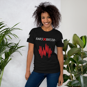 BALL+GRIND- RAR3 BR33D Blk/Red/Wht Short-Sleeve Unisex T-Shirt